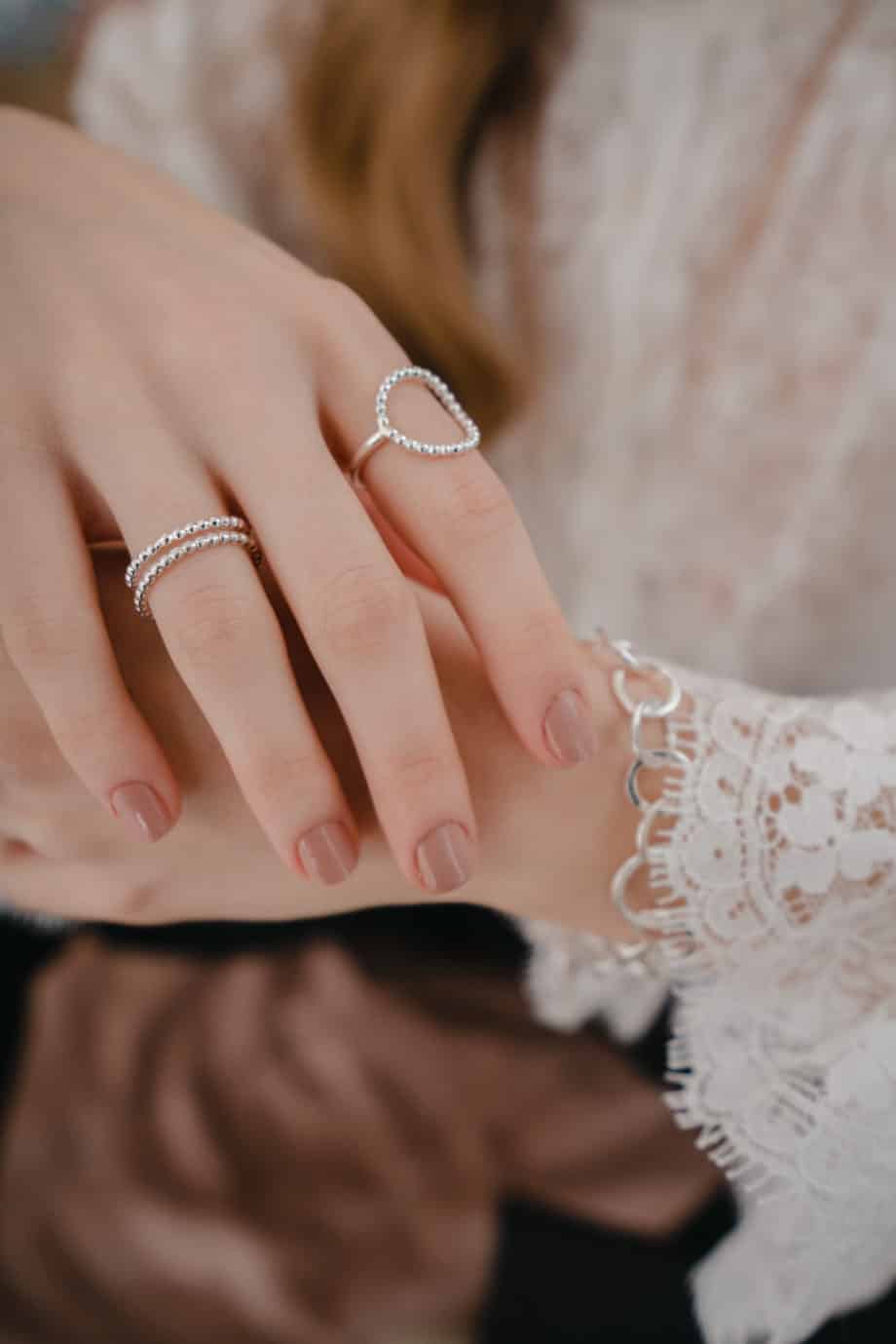 Beaded Circular Ring