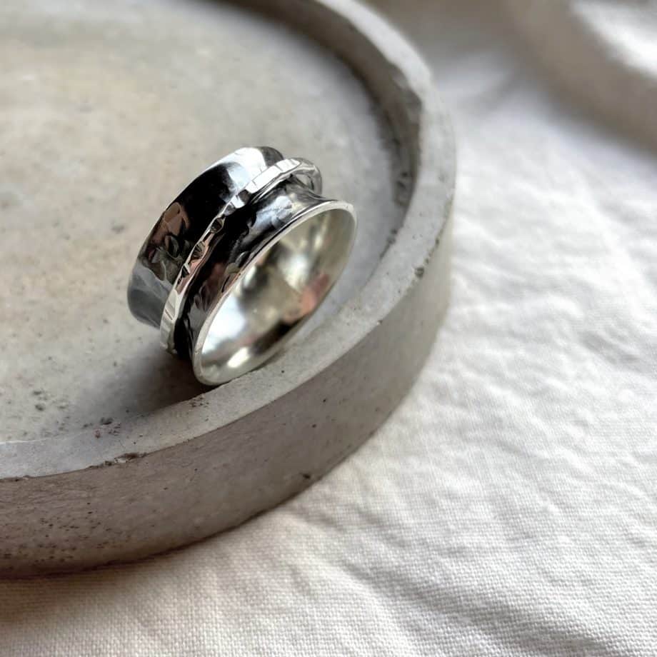 Black Spinner Ring