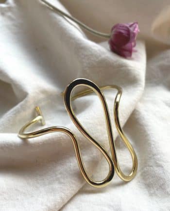 Brass Ripple Cuff