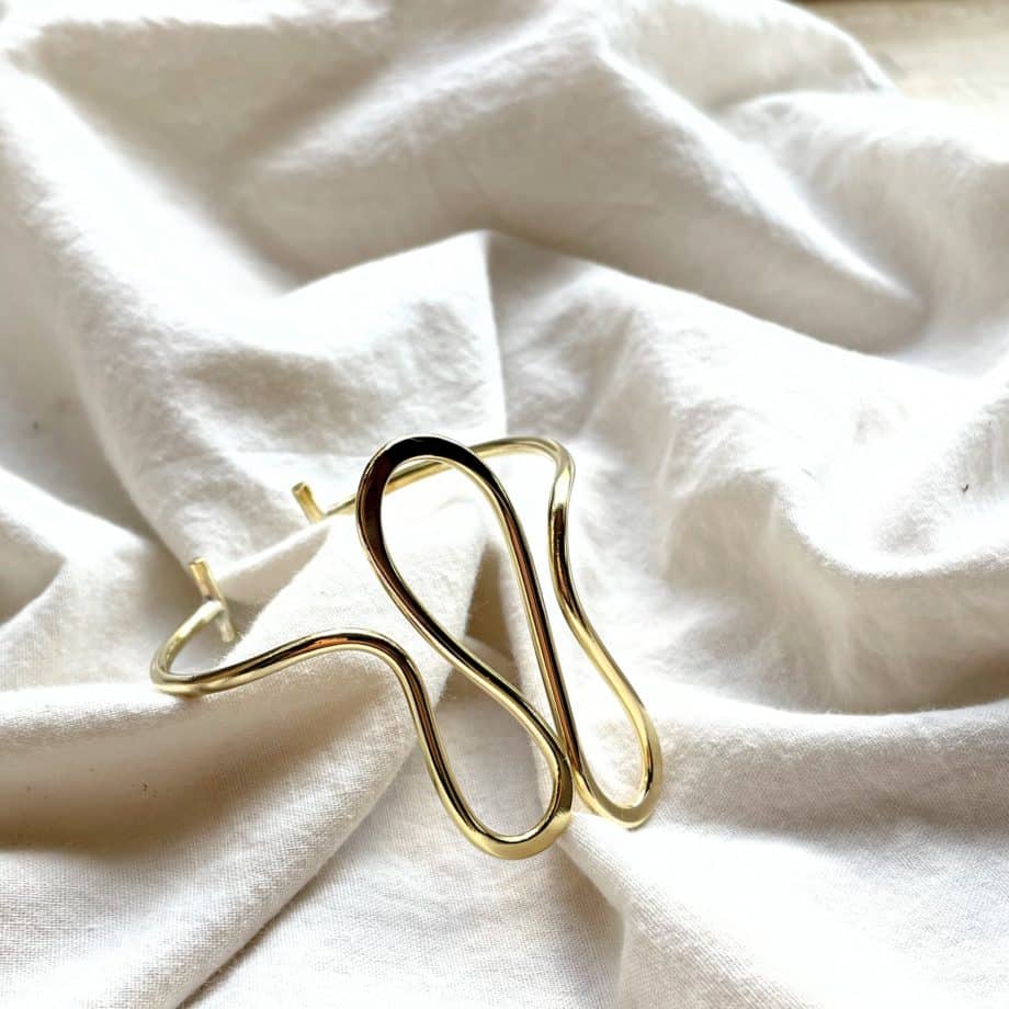 Brass Ripple Cuff