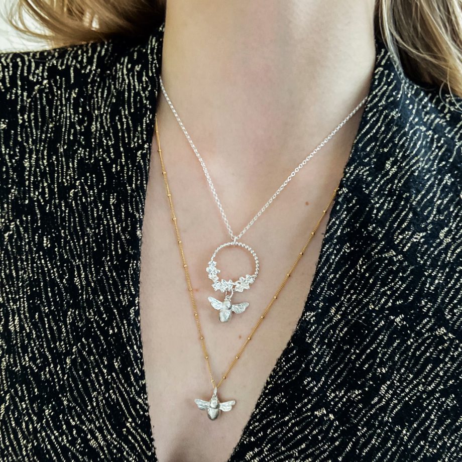 Garland Bee Necklace
