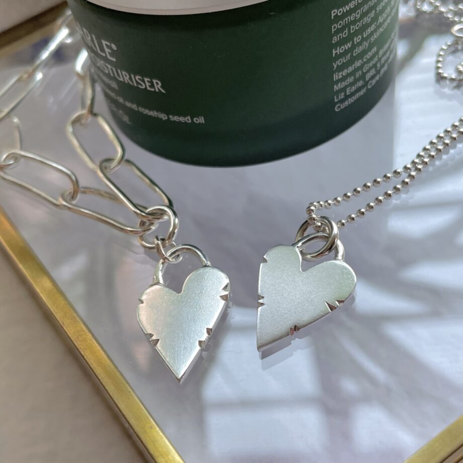 Glass Heart Necklace