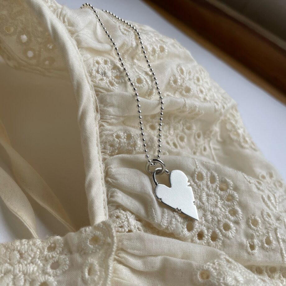 Glass Heart Necklace