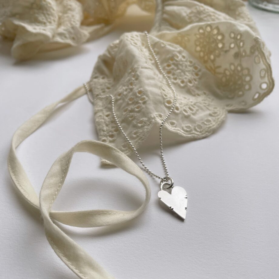 Glass Heart Necklace
