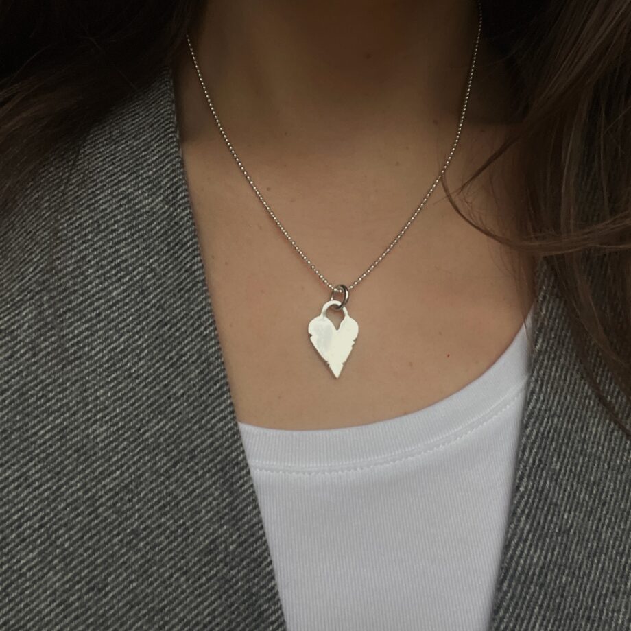 Glass Heart Necklace