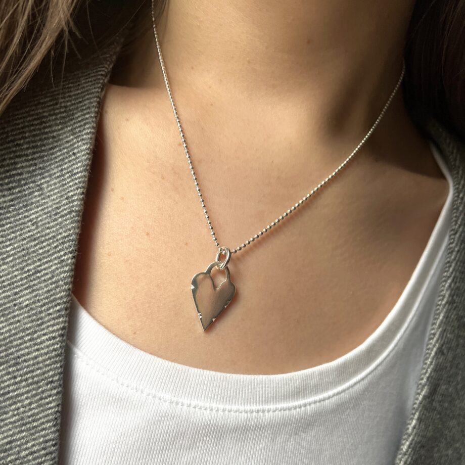 Glass Heart Necklace