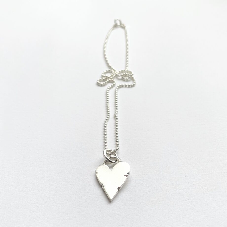 Glass Heart Necklace