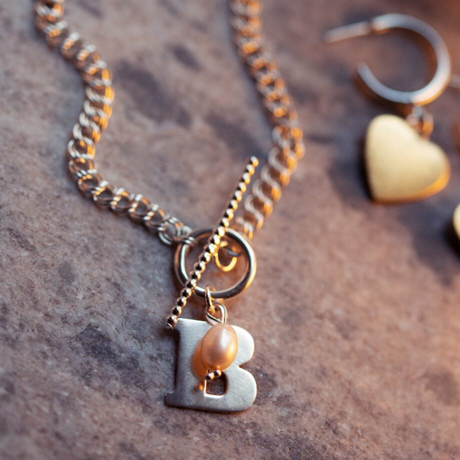 Initial Pearl Necklace
