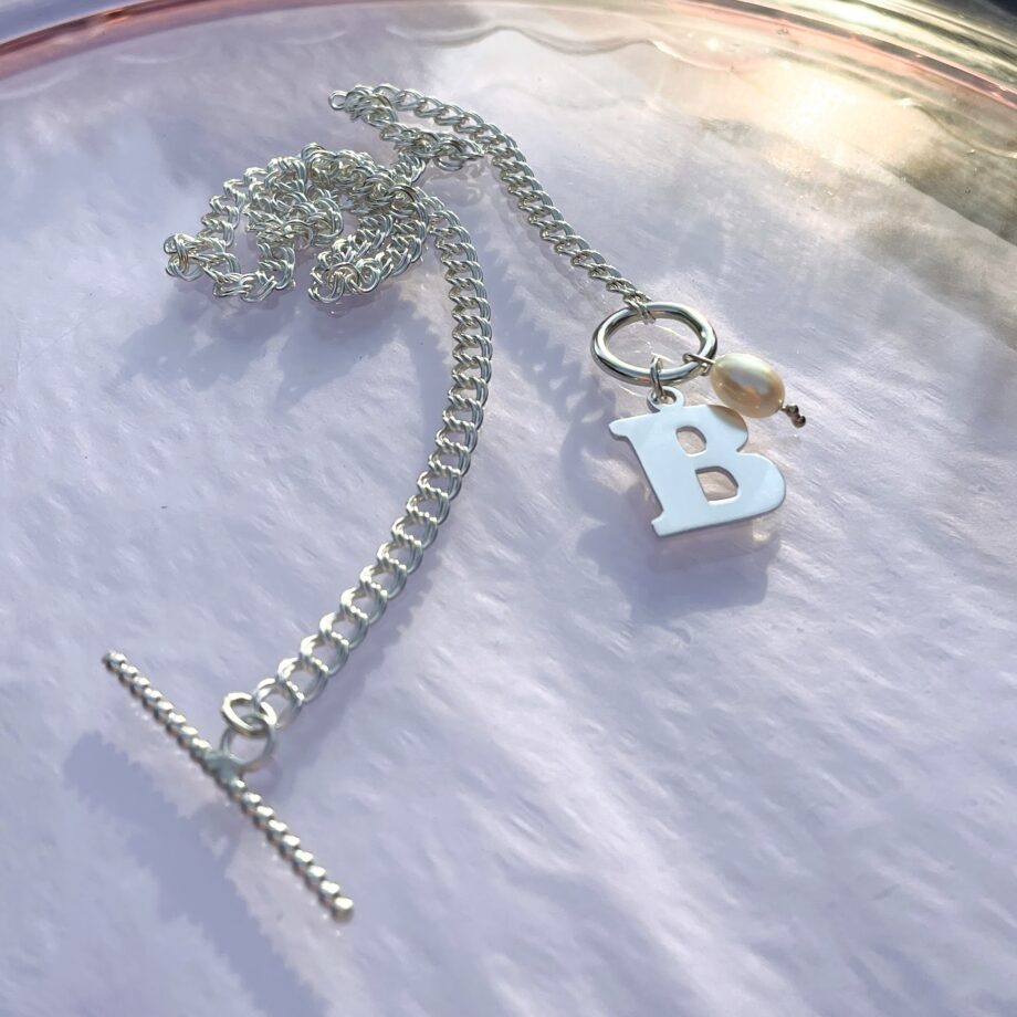 Initial Pearl Necklace