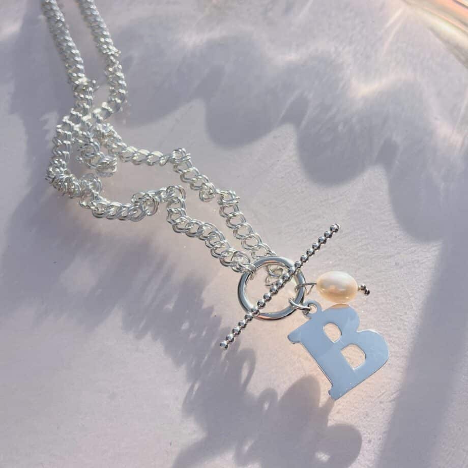 Initial Pearl Necklace