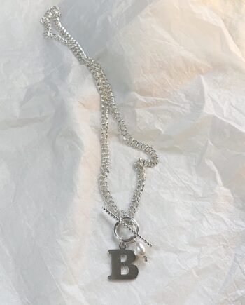 Initial Pearl Necklace