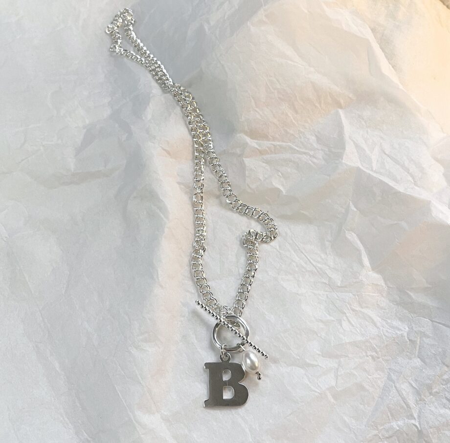 Initial Pearl Necklace
