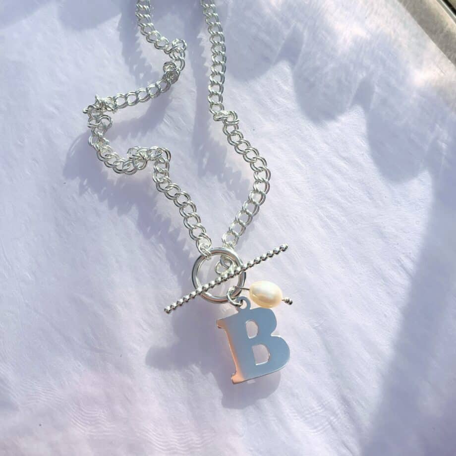 Initial Pearl Necklace