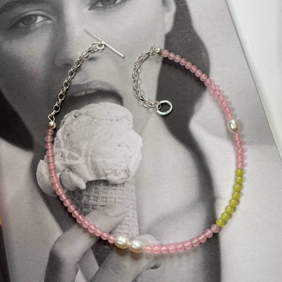 Joni - Beaded Gemstone Choker