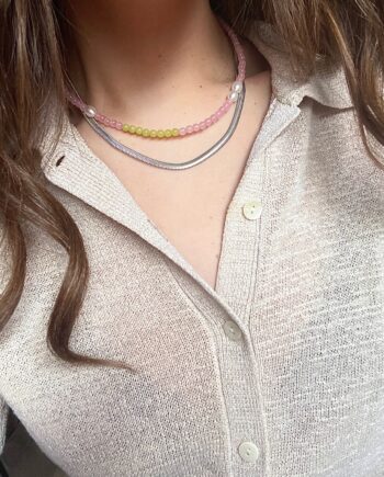 Joni - Beaded Gemstone Choker