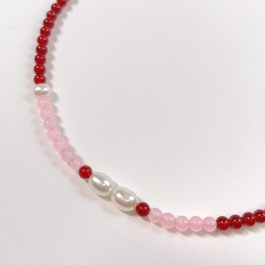 Maggie - Beaded Gemstone Choker
