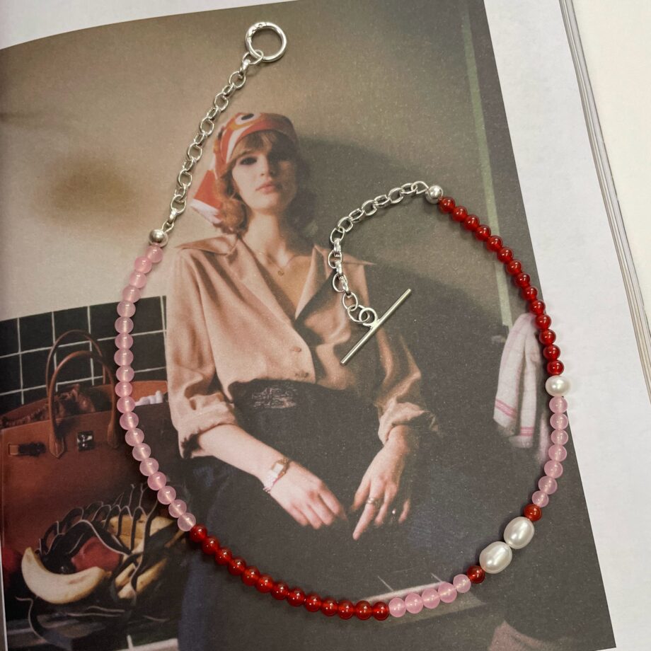 Maggie - Beaded Gemstone Choker