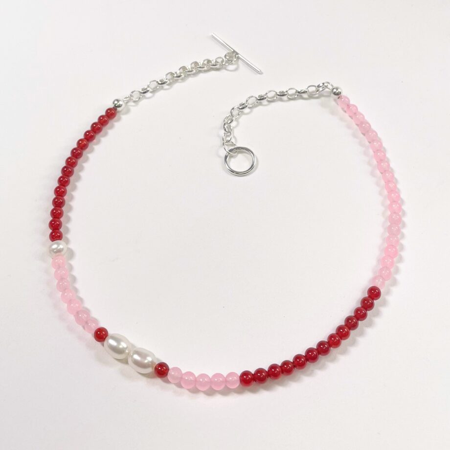 Maggie - Beaded Gemstone Choker