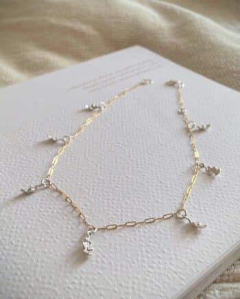 Oak Leaf Charm Necklace