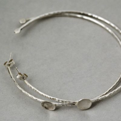 Elemental Cup Hoop Earrings