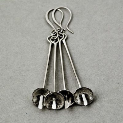 Elemental Cup Long Earrings