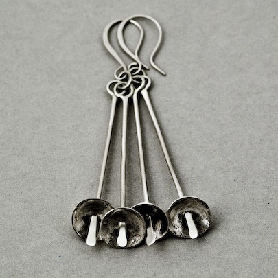 Elemental Cup Long Earrings
