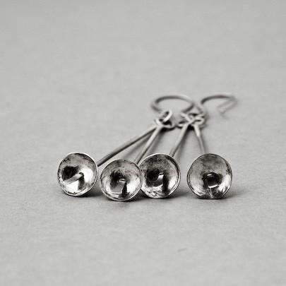 Elemental Cup Long Earrings