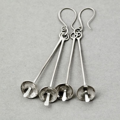 Elemental Cup Long Earrings