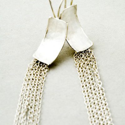 Beaten Track Breeze Curtain Earrings