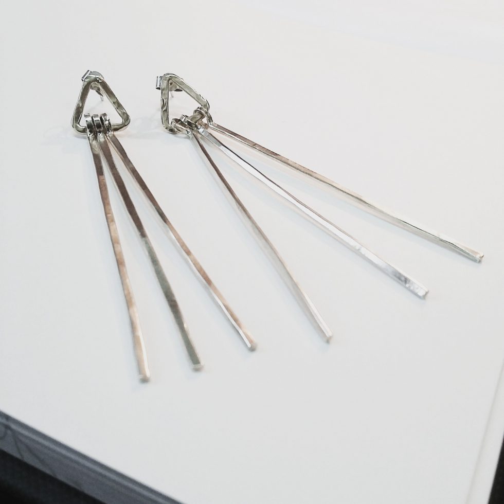 Geo Tassel Earrings