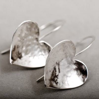Solo Heart Drop Earrings
