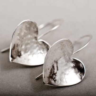 Solo Heart Drop Earrings