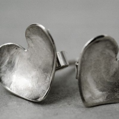 Solo Heart Stud Earrings