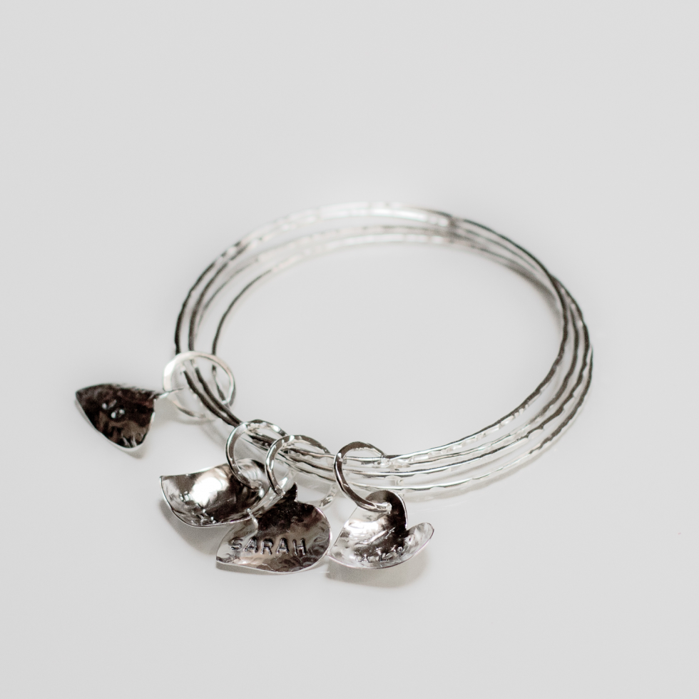 Charms Of The Heart Bangle