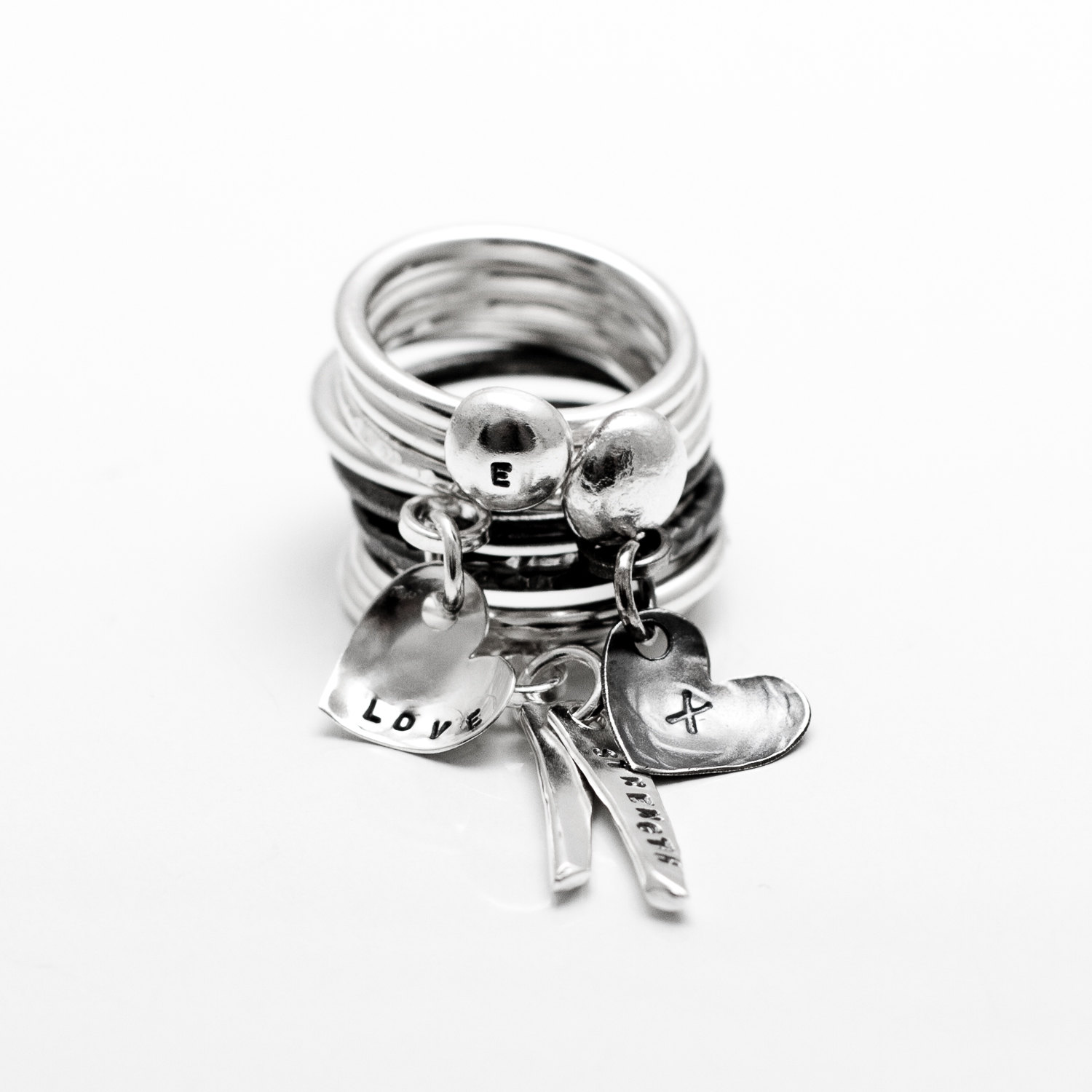 Cloversoul Stack rings