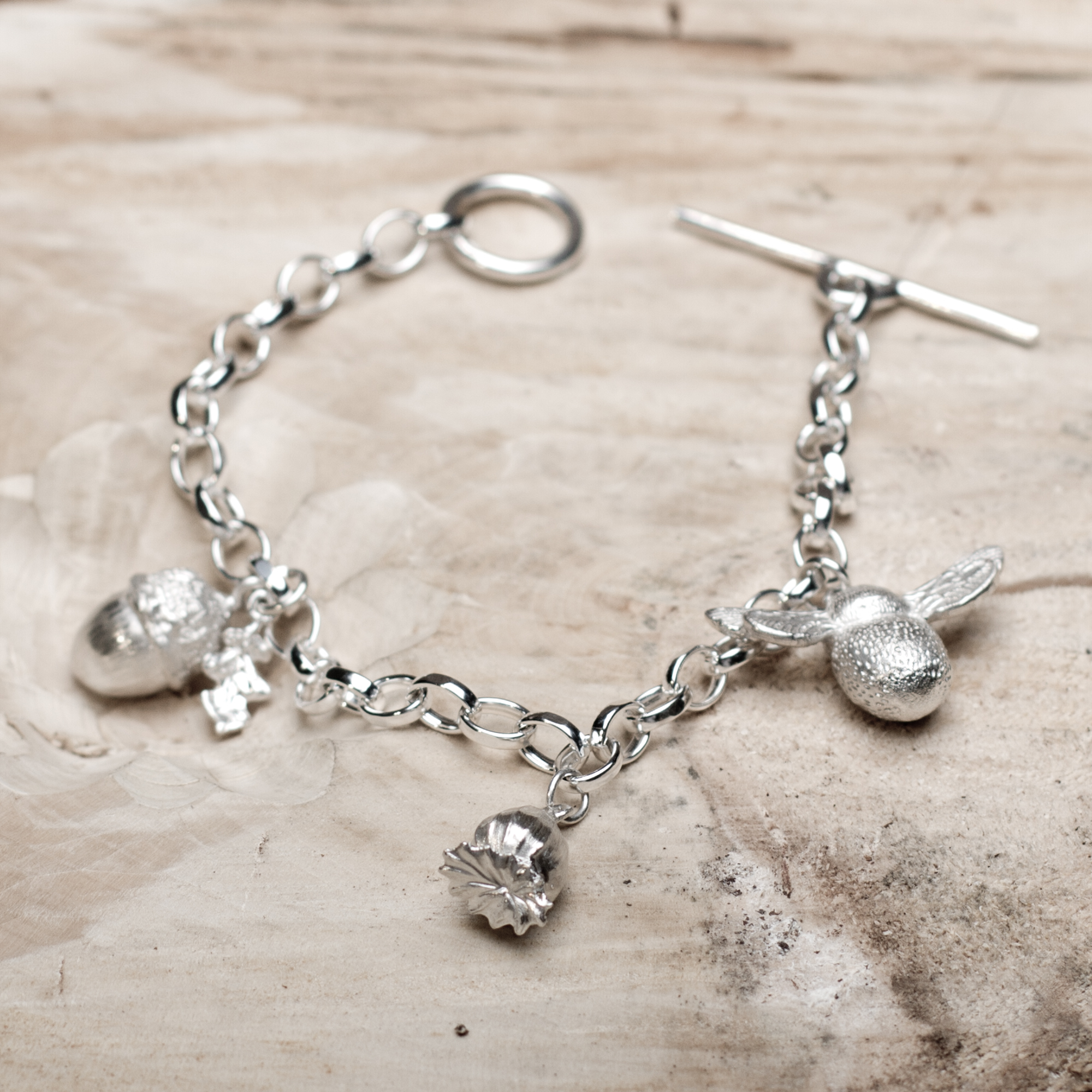 English Garden Charm Bracelet