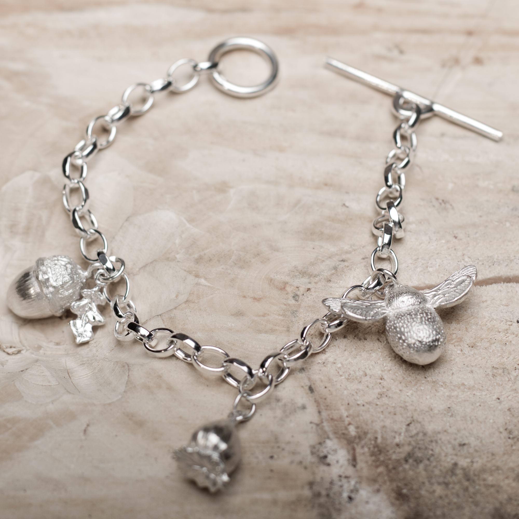 English Garden Charm Bracelet