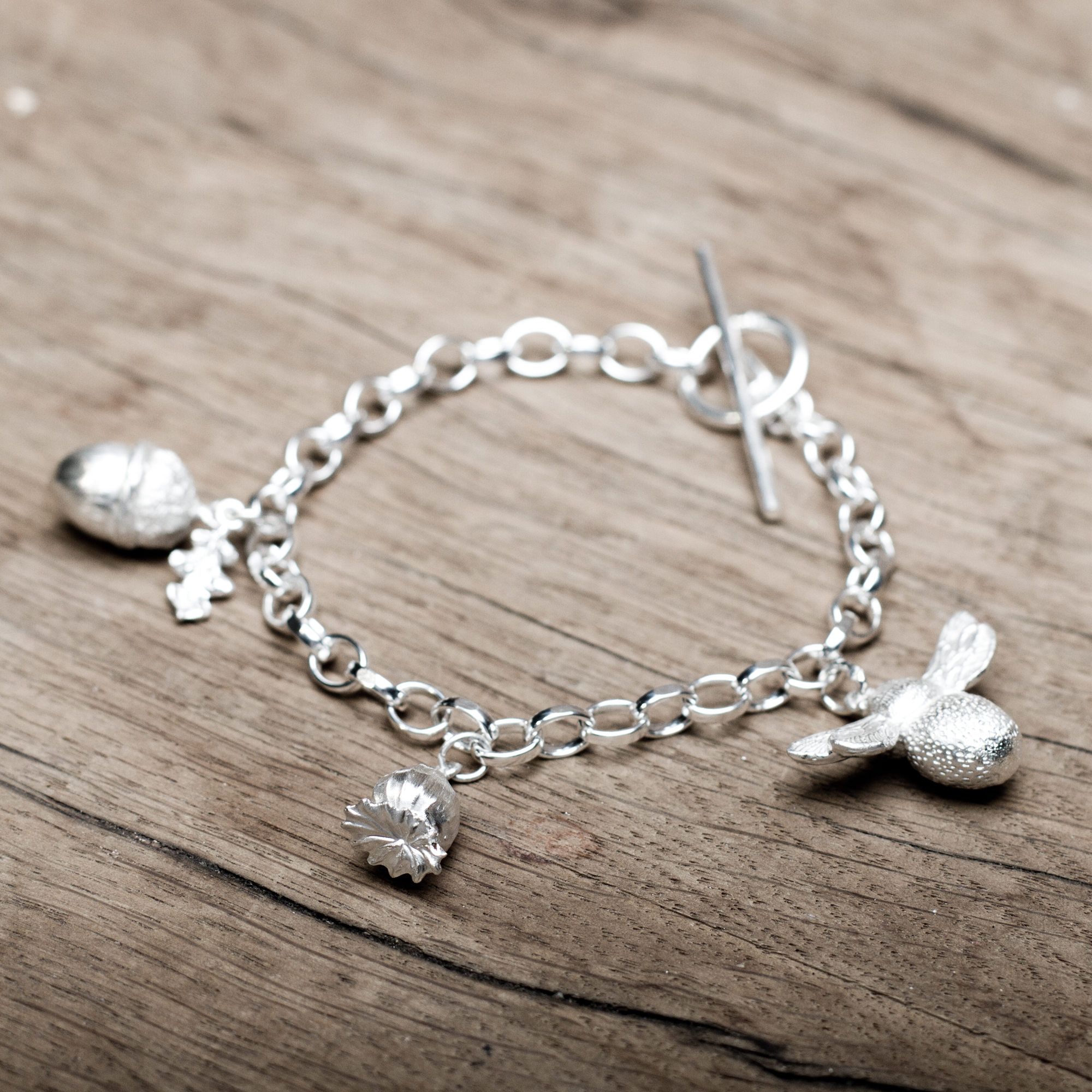 English Garden Charm Bracelet