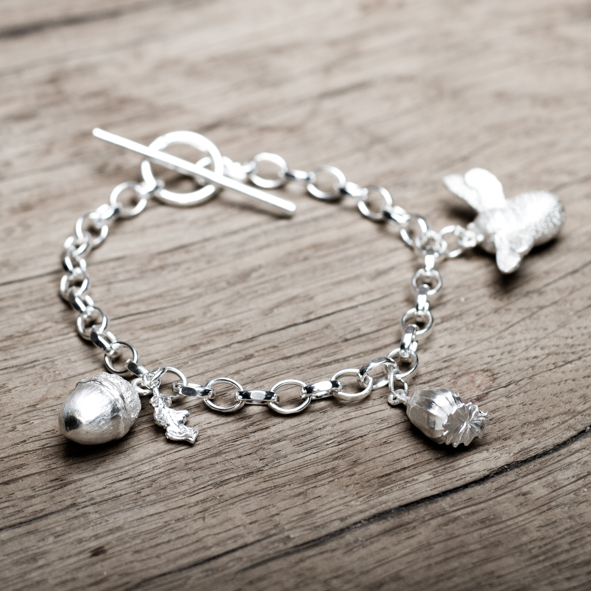 English Garden Charm Bracelet