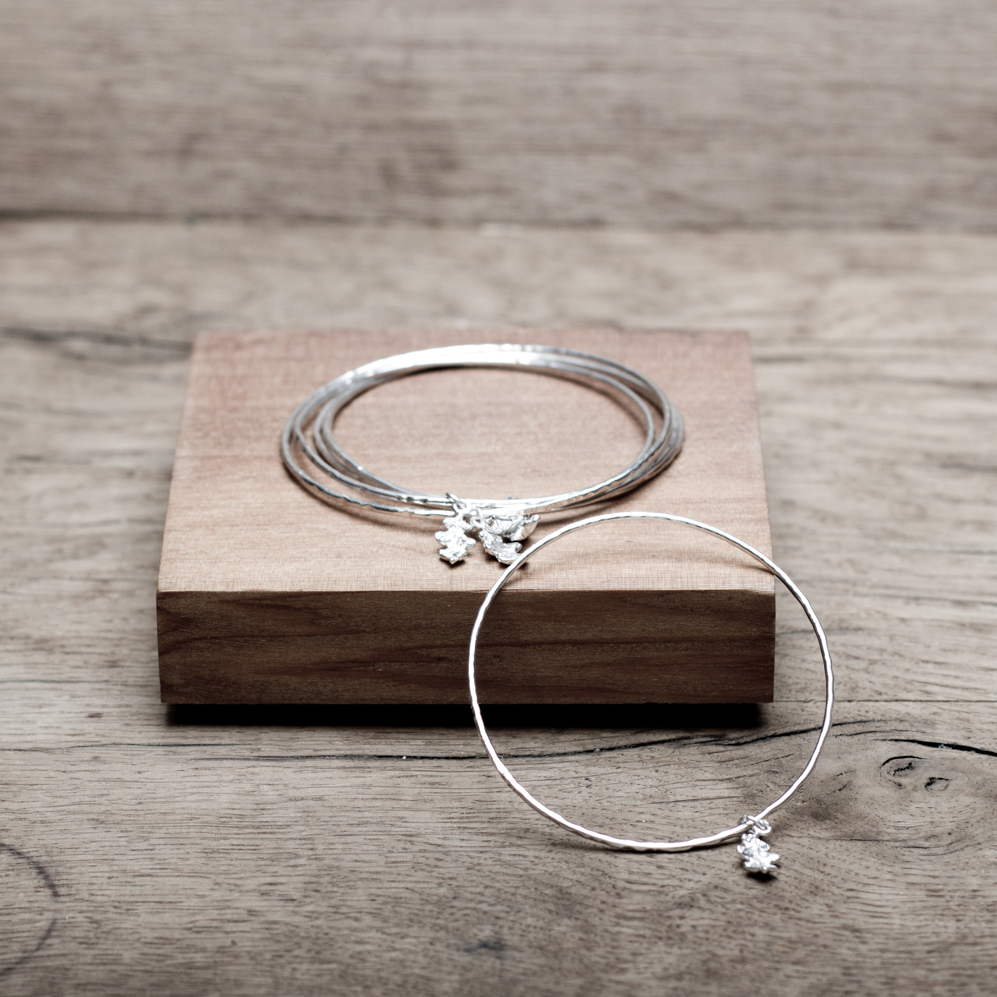 Catching the Oak Leaf Stacking Bangles