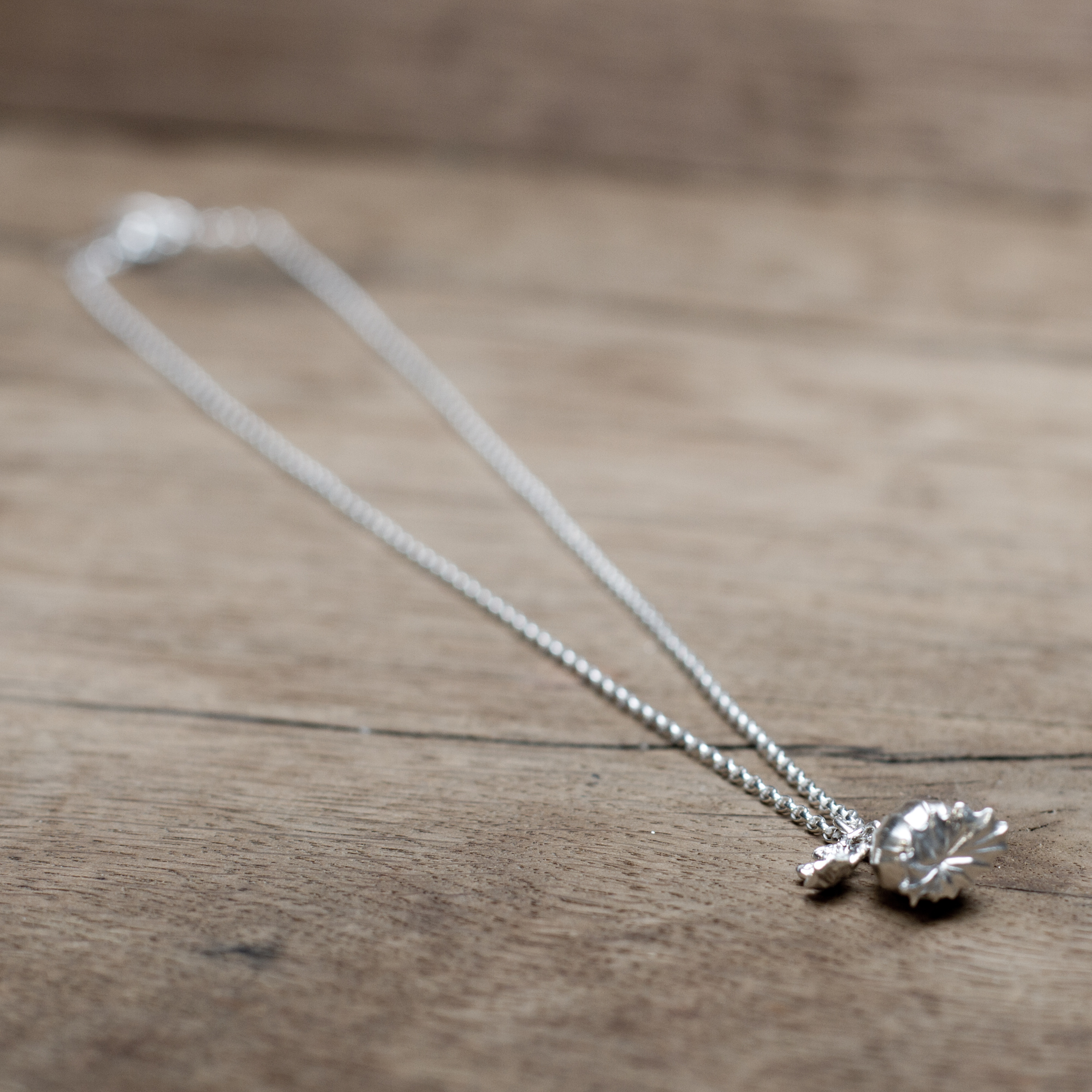 Scatter Seeds with Leaf Necklace