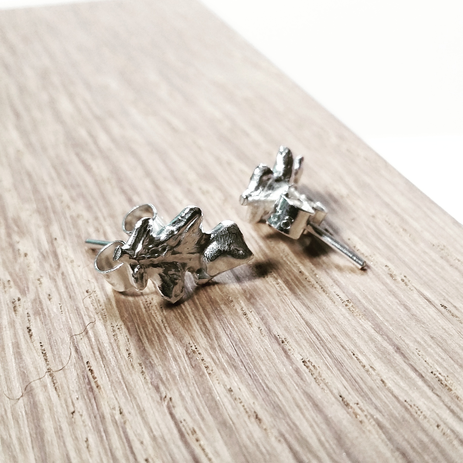 Oak Leaf Studs
