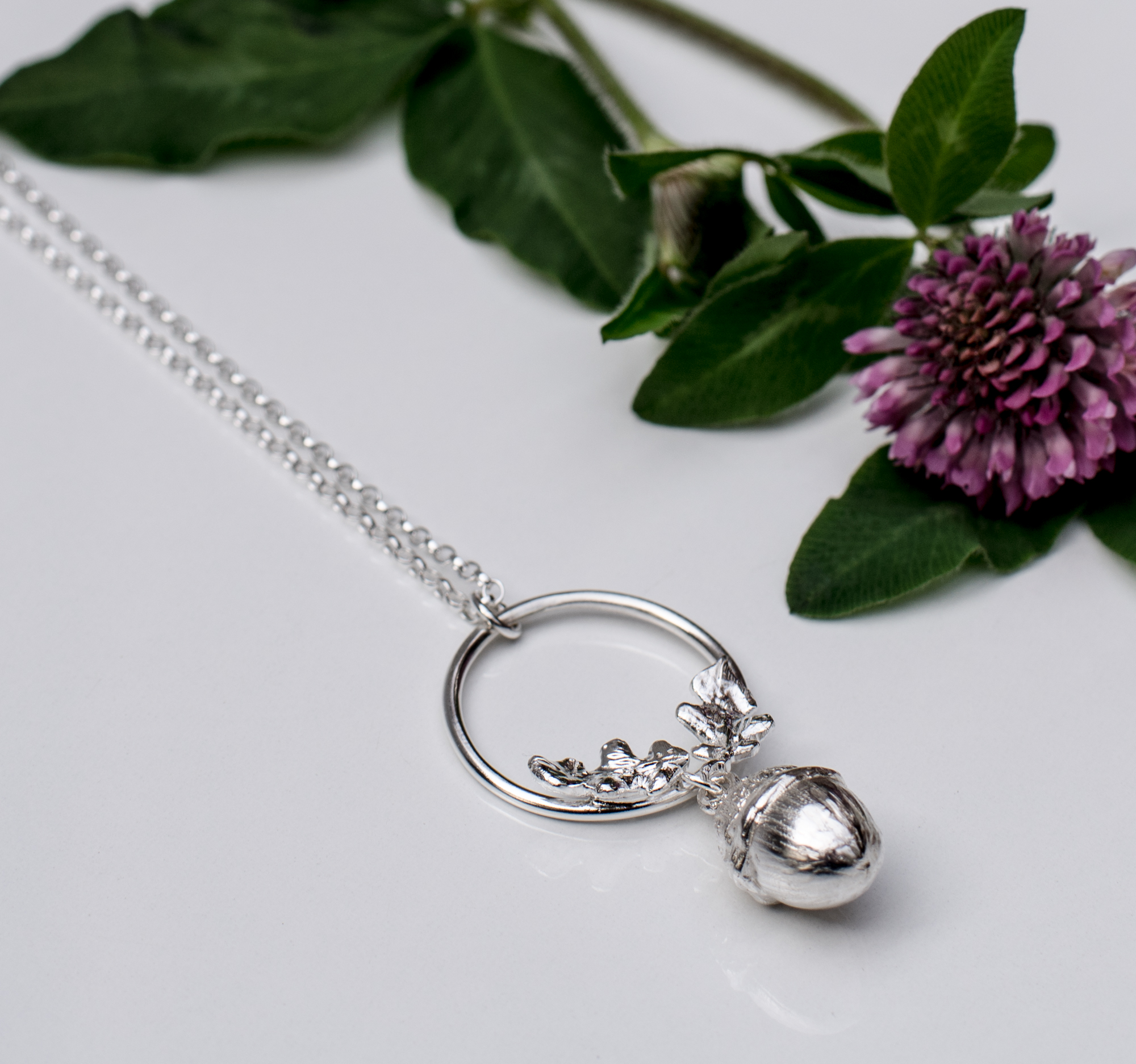 Garland Acorn Necklace