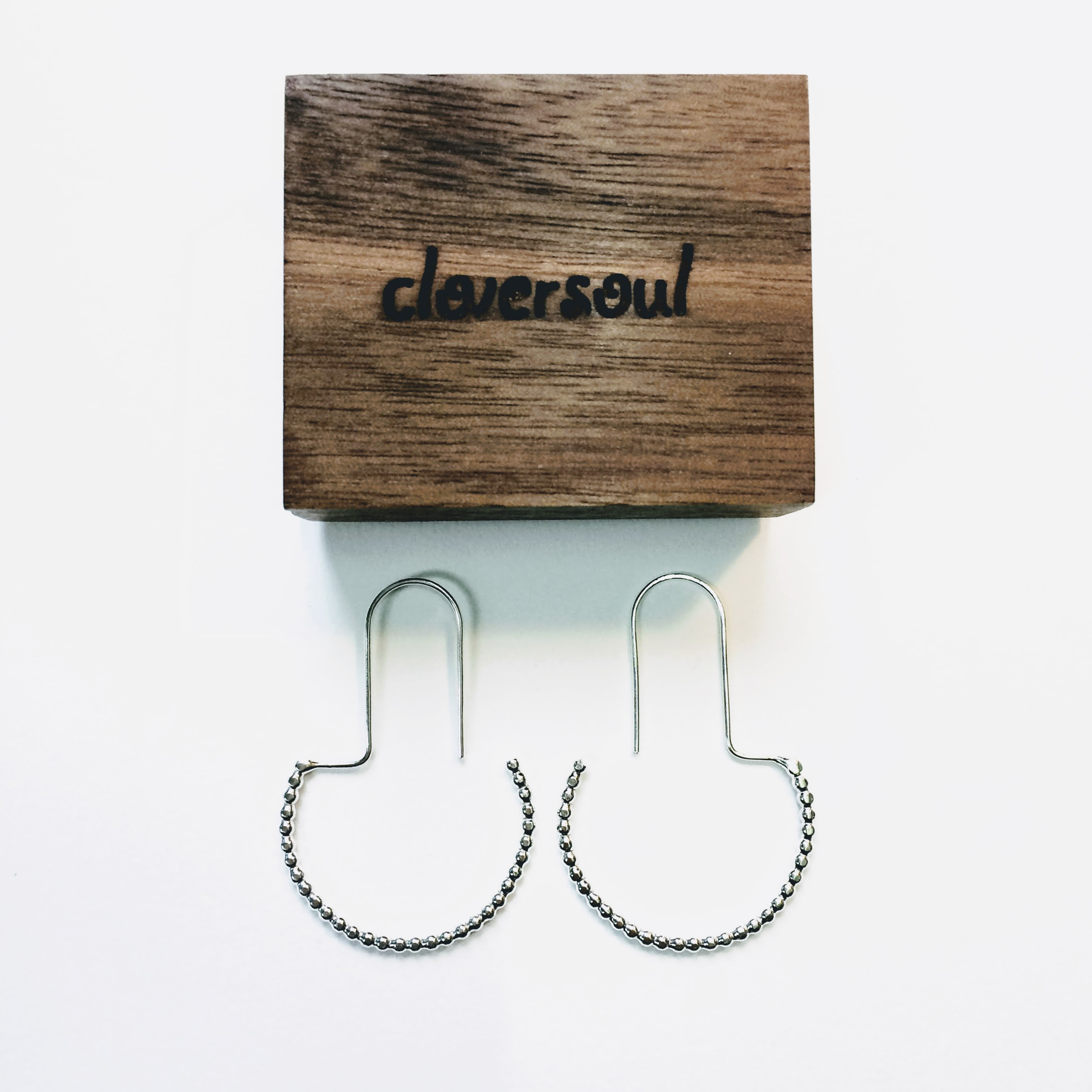 Beaded Hoop Earrings