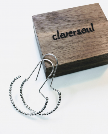 Beaded Hoop Earrings