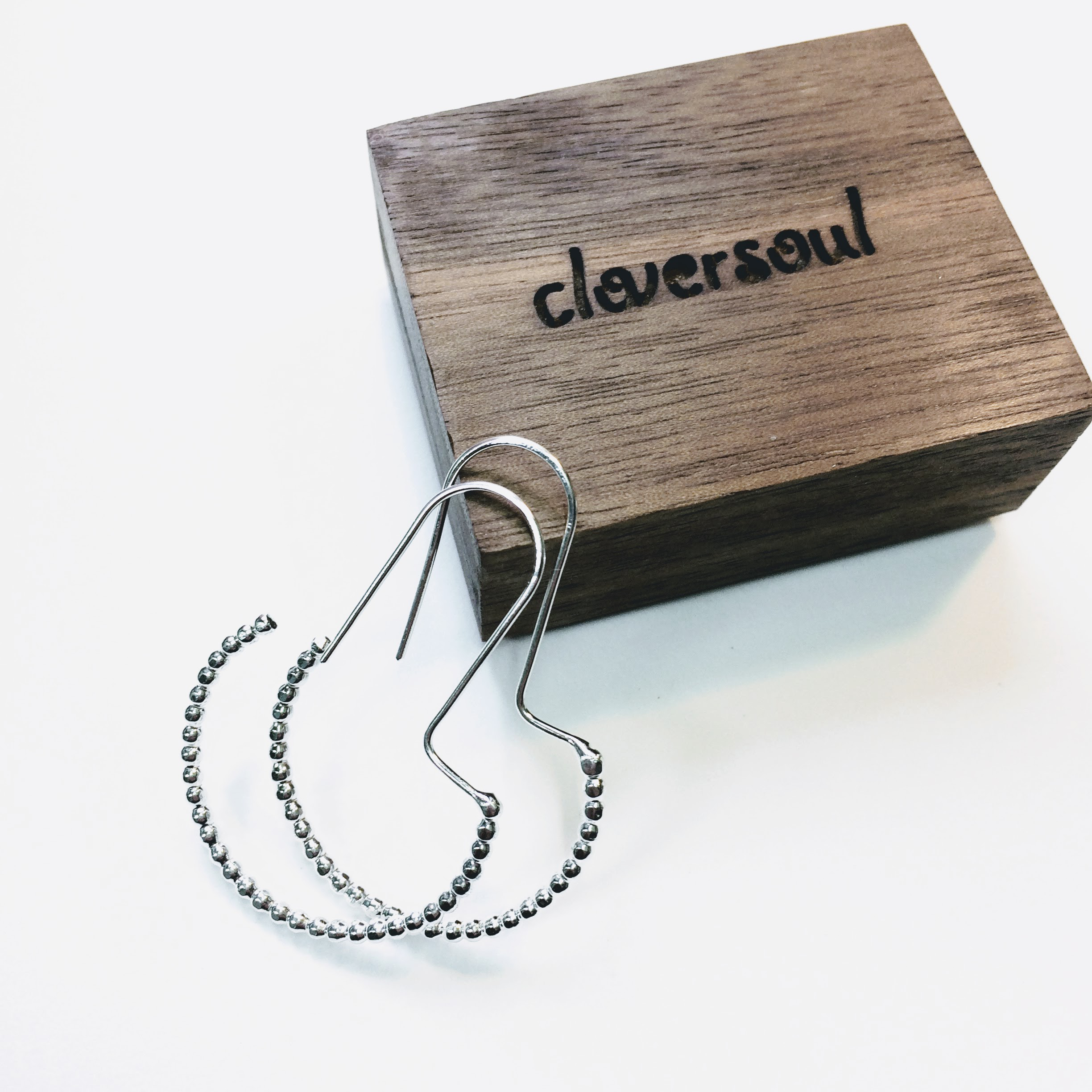 Beaded Hoop Earrings