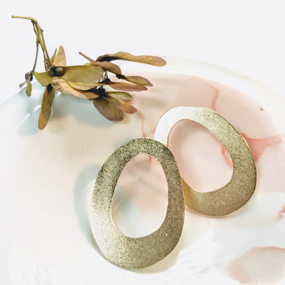 Brass Ovus Studs