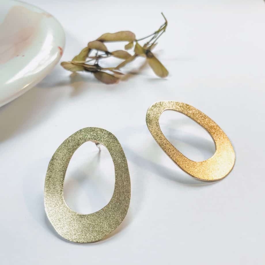 Brass Ovus Studs