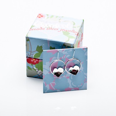 Solo Heart Hoop Earrings