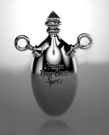 Silver Perfume Flacon